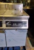 Rexmartins ESC-4B-08 free standing electric induction fryer - single tank with basket