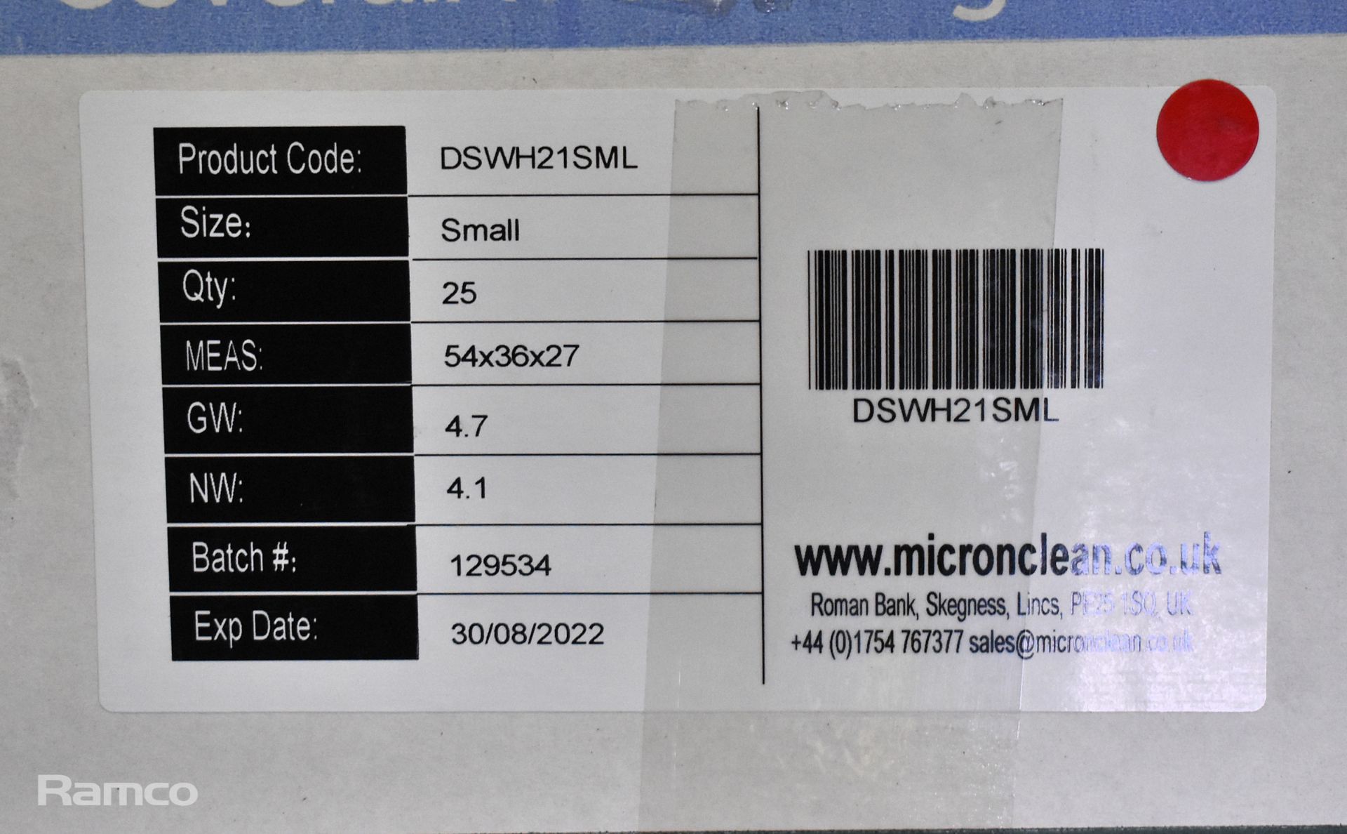 2x boxes of MicroClean SureGuard 3 - size small coverall with integral feet - 25 units per box - Bild 2 aus 2