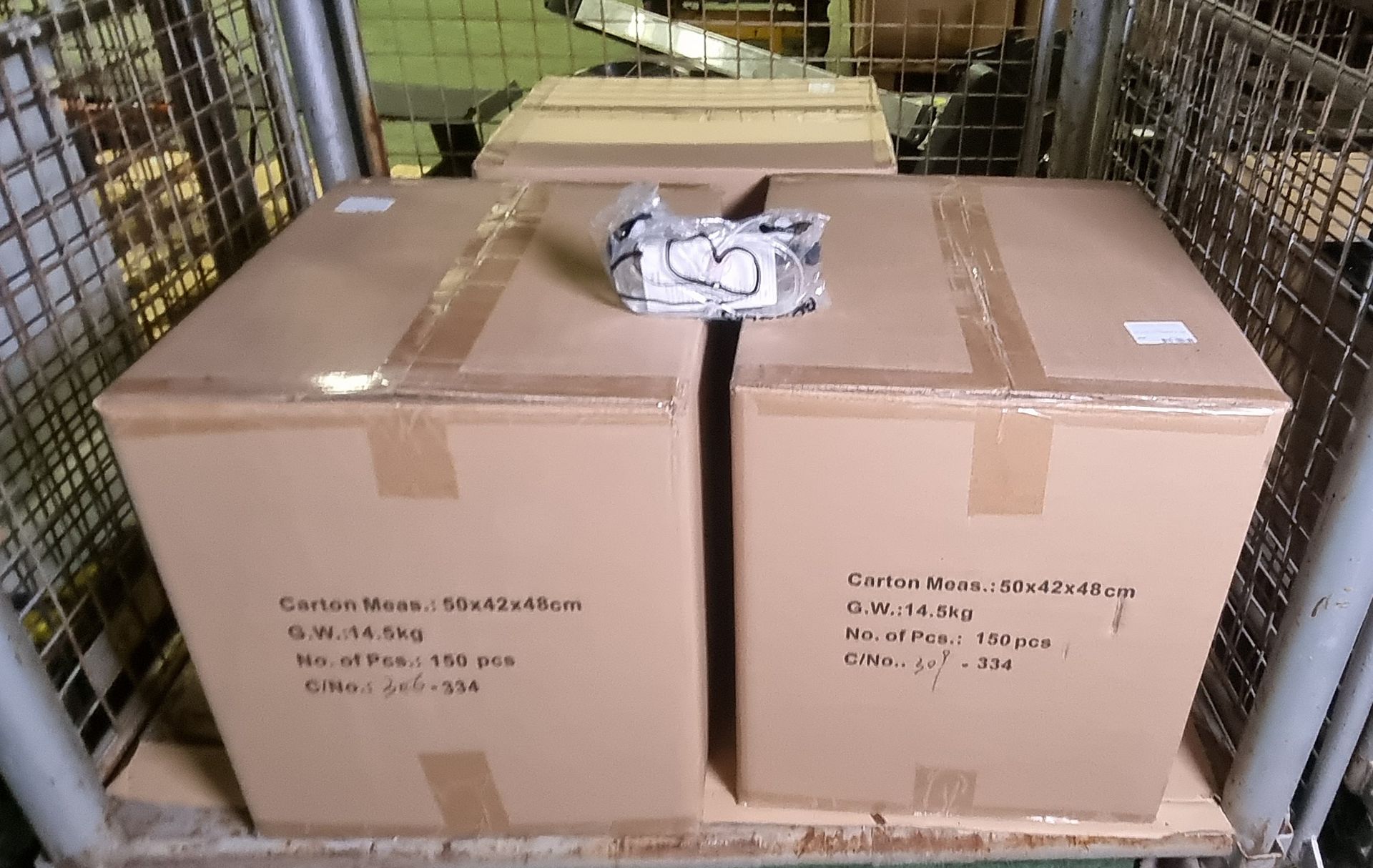 3x boxes of TapMedic LLC goggles - 150 pairs per box