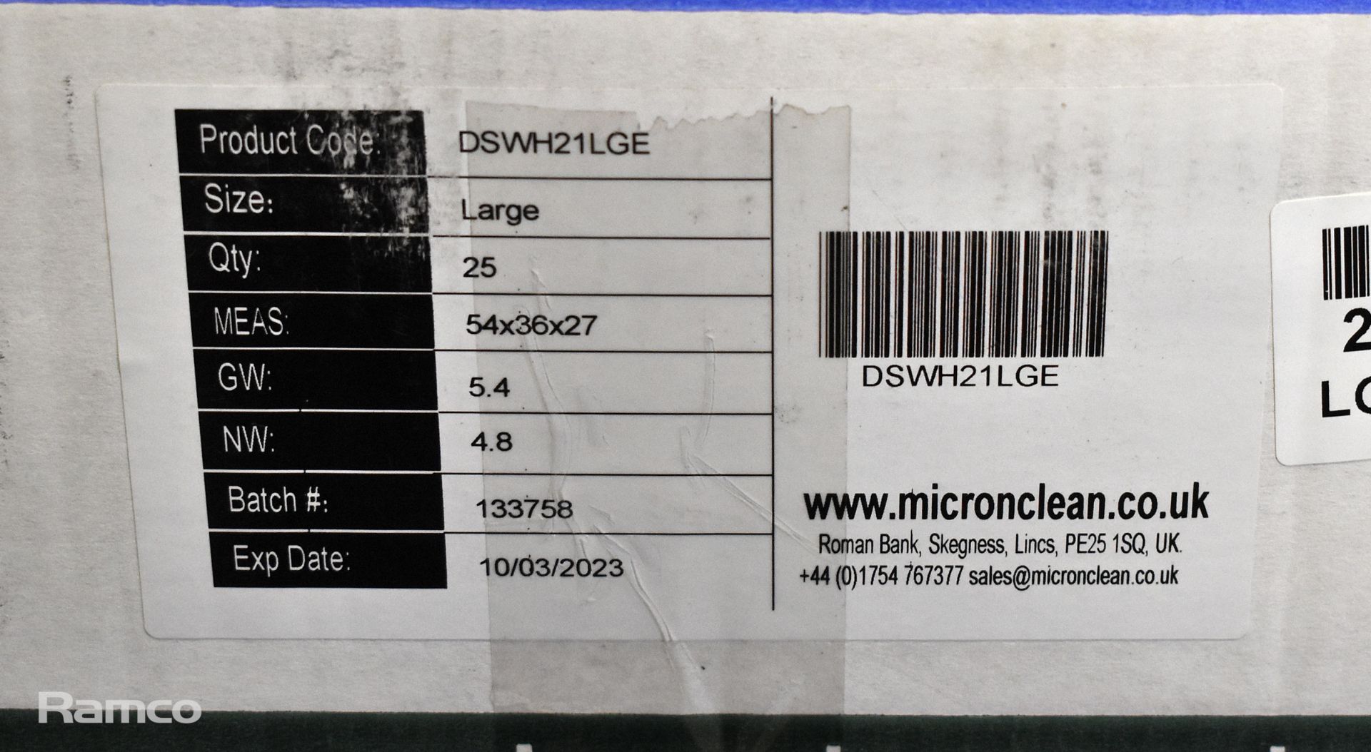 2x boxes of MicroClean SureGuard 3 - size small coverall with integral feet - 25 units per box - Bild 2 aus 2