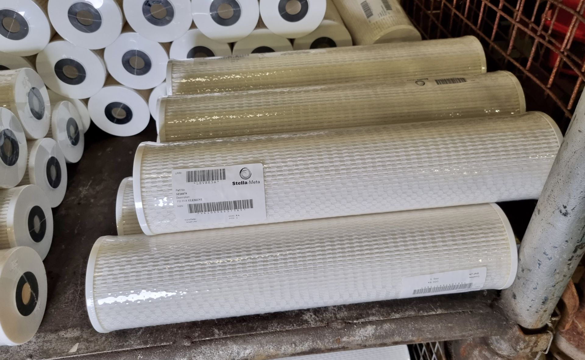 45x Cylinder paper filter cartridges - length: 500mm, OD: 115mm, ID: 28mm - Bild 3 aus 4