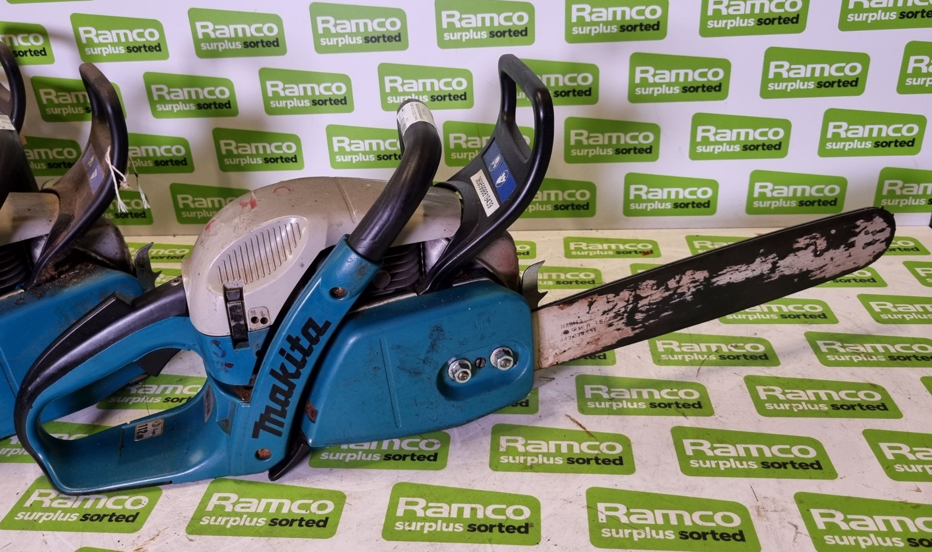 4x Makita DCS5000 50cc petrol chainsaw bodies - AS SPARES OR REPAIRS - Image 7 of 9