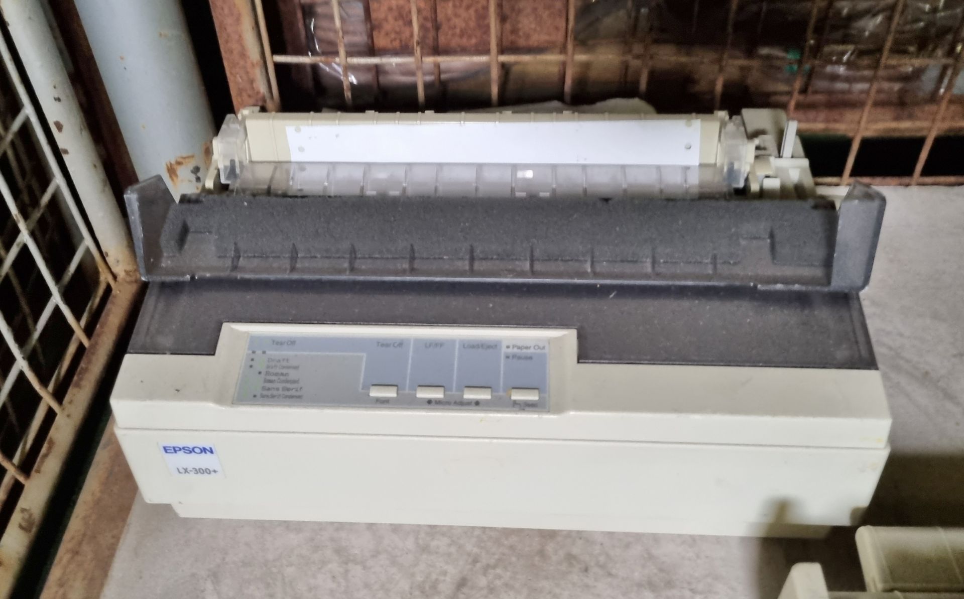 5x Epson LX-300 dot matrix printers - Image 6 of 9