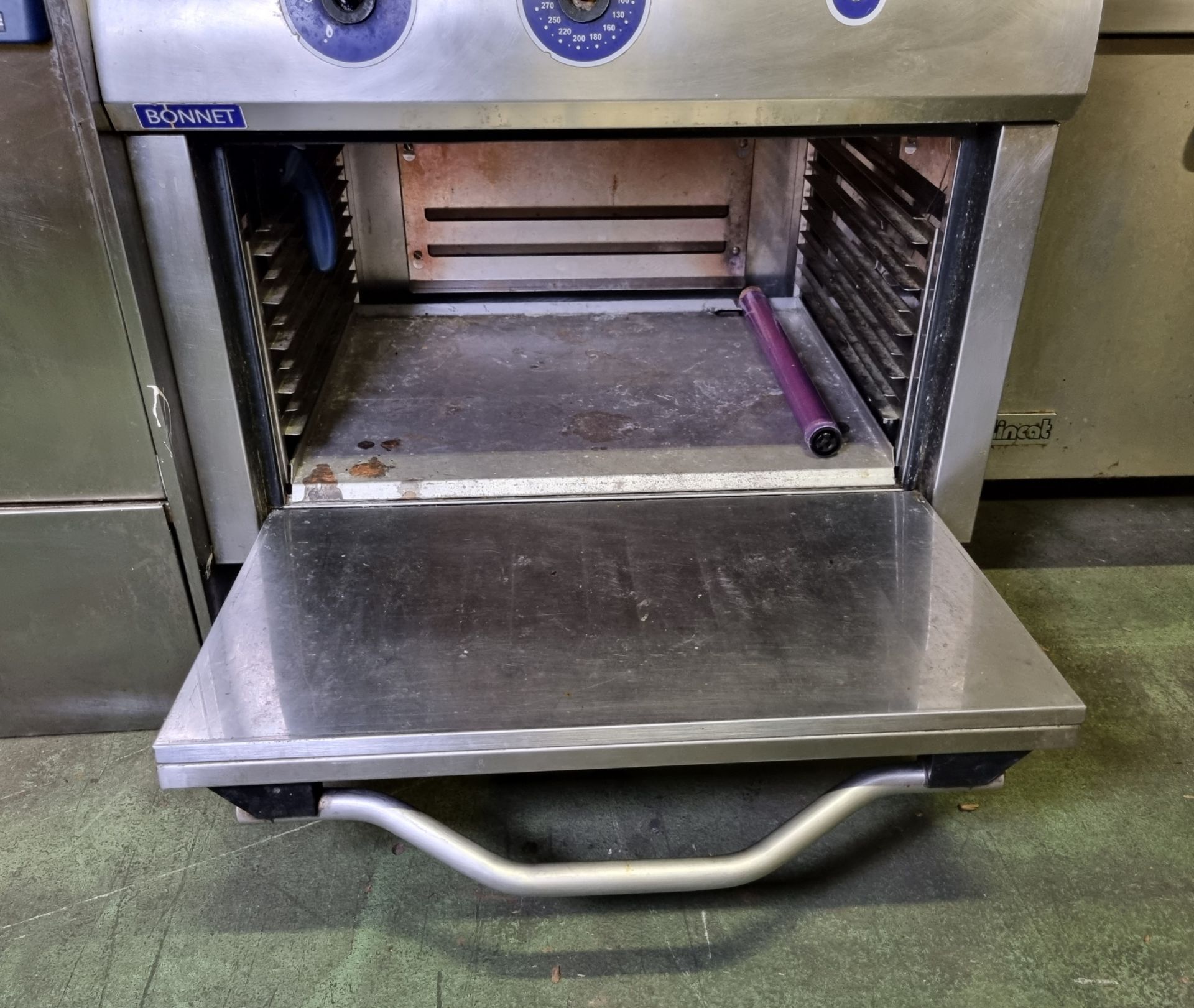 Bonnet solid top gas oven - W 820 x D 950 x 980 mm - MISSING KNOBS - Bild 4 aus 5