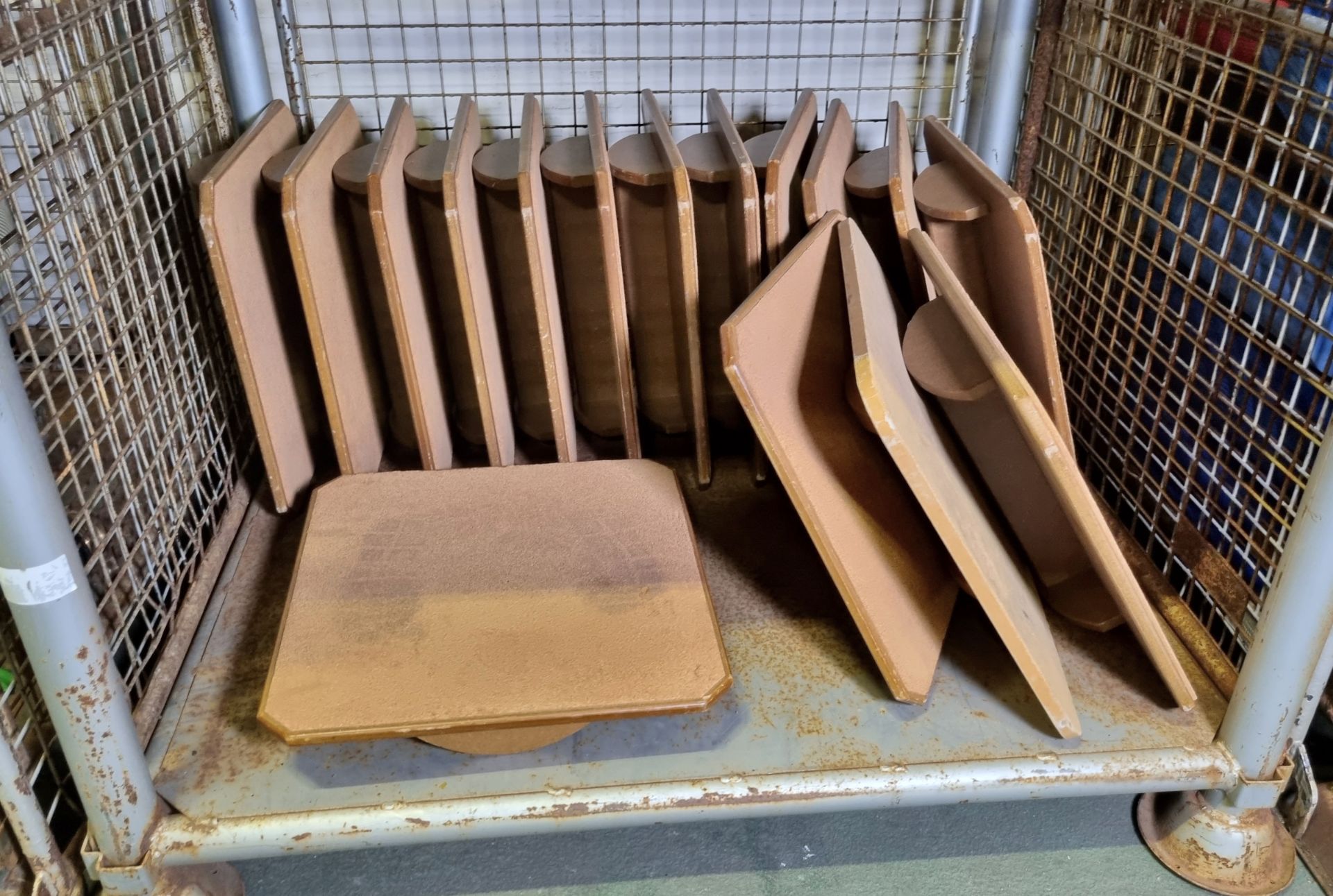 15x square wooden rocker boards