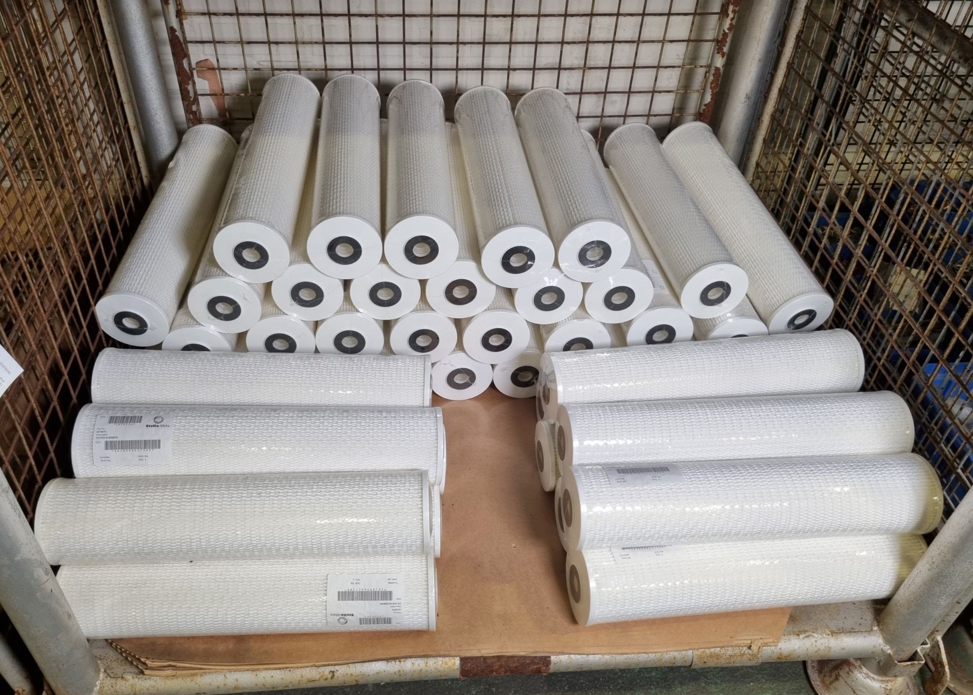 45x Cylinder paper filter cartridges - length: 500mm, OD: 115mm, ID: 28mm - Image 2 of 5