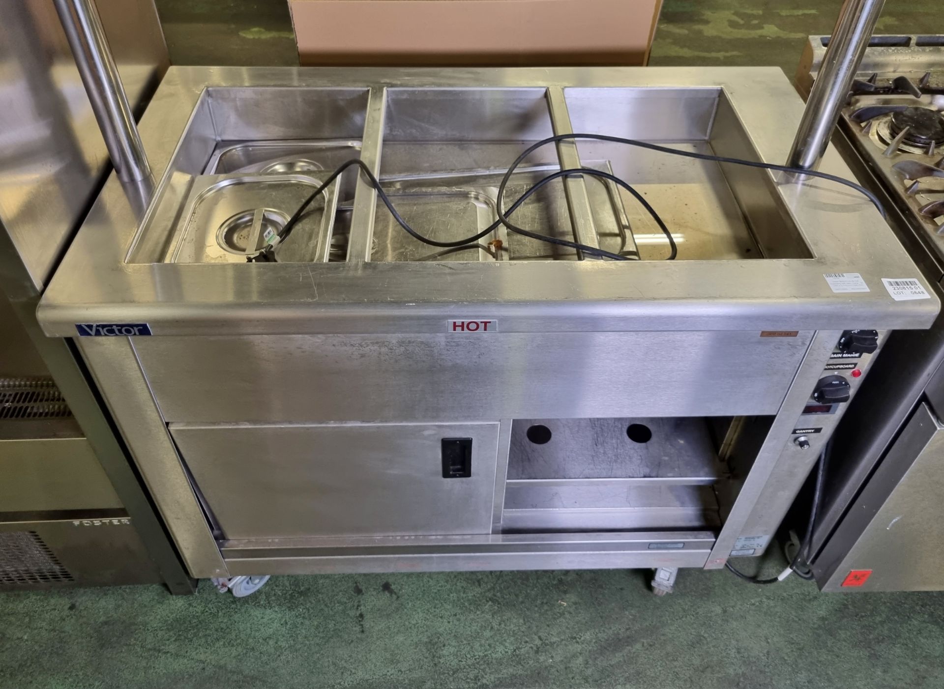 Victor SCEP12Z-42 hot cupboard with bain marie - W 1200 x D 710 x H 1440 mm - Image 3 of 6