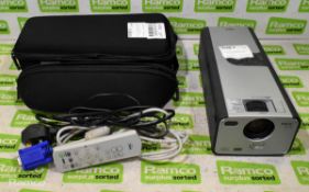 NEC LT170 projector unit with accessories with case