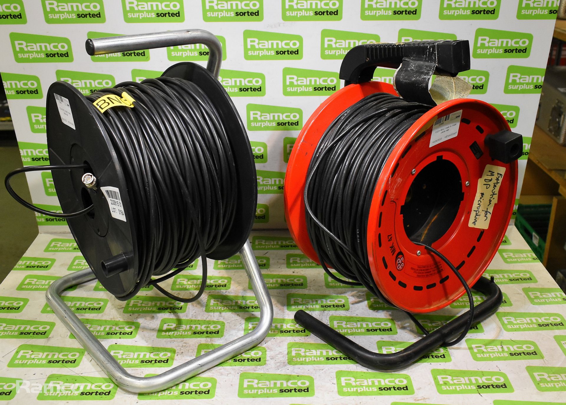 2x 100m BNC male to male cable reels - Bild 2 aus 3