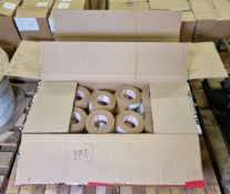 79x rolls of Scapa 3302 tan adhesive cloth tape - 50mm x 50m