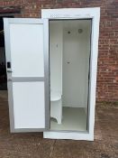 Event shower cubicle, approx. 1200mm x 900mm x 2200mm white
