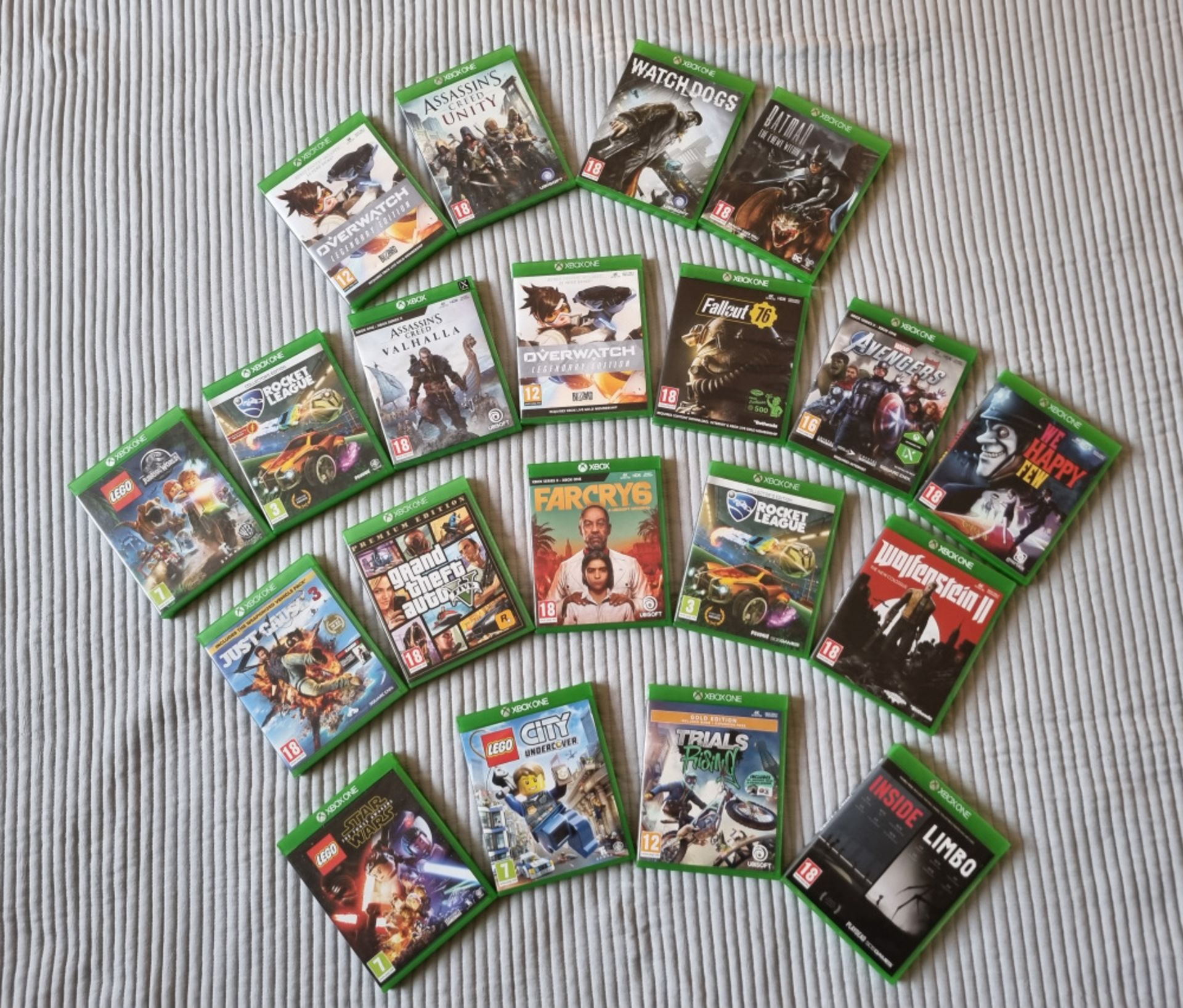 20x Xbox One games to include Grand theft auto V, Far cry 6, Lego Starwars & more - Bild 2 aus 5