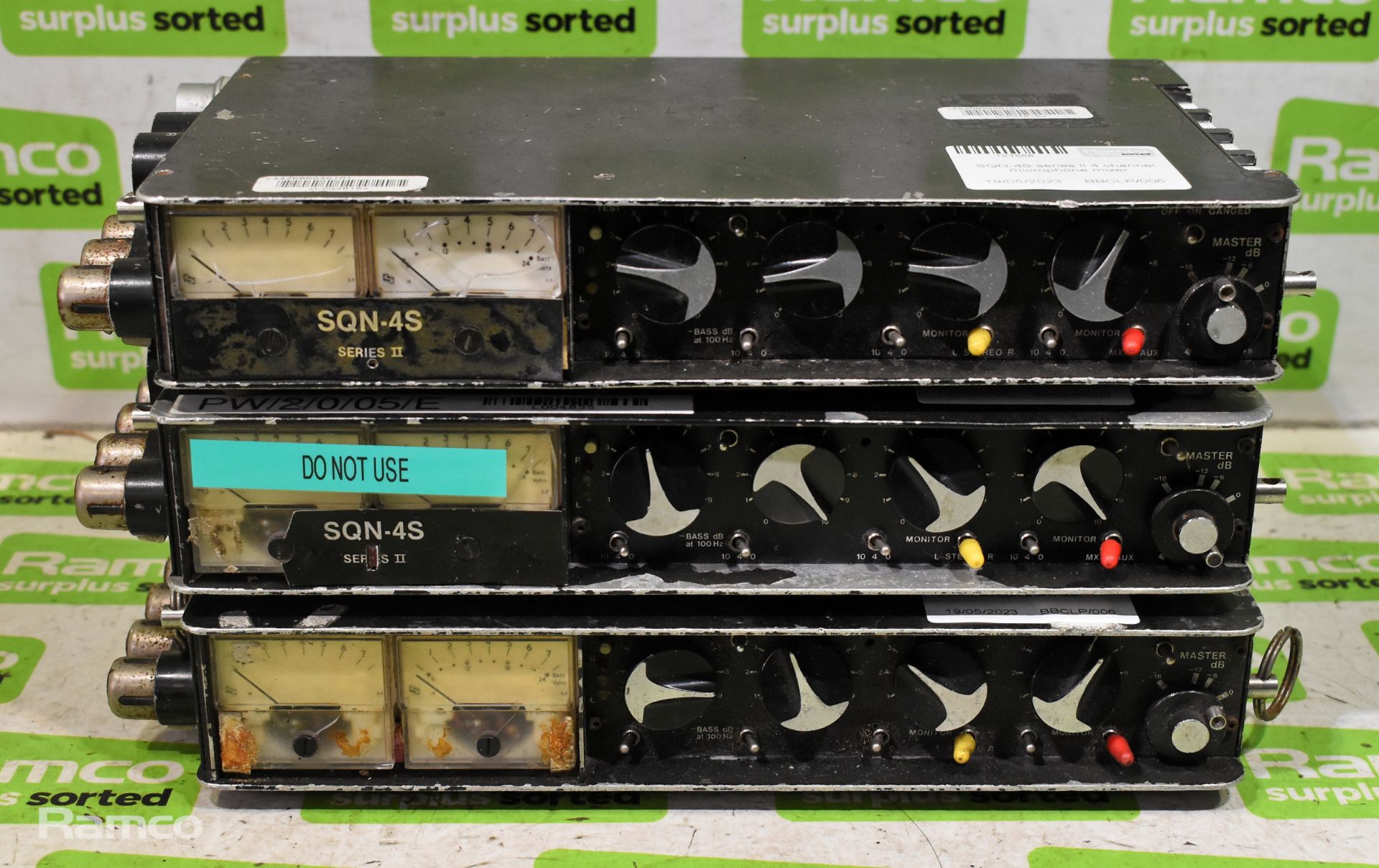 SQN-4S series ii 4 channel microphone mixers - Bild 3 aus 7