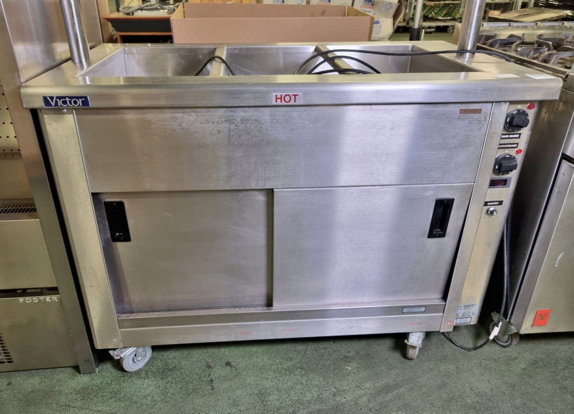 Victor SCEP12Z-42 hot cupboard with bain marie - W 1200 x D 710 x H 1440 mm - Image 5 of 6