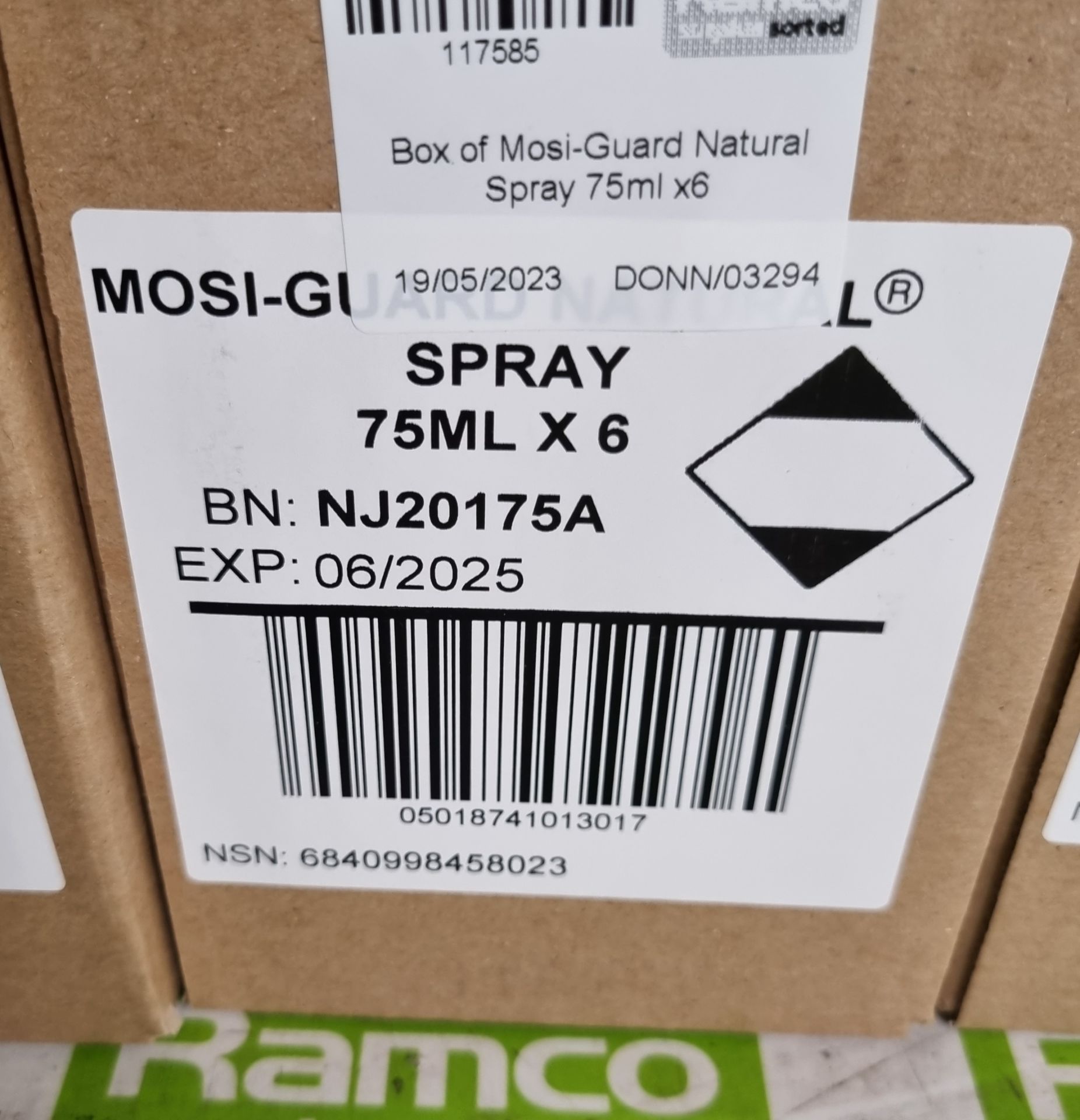 4x boxes of Mosi-Guard Natural Spray 75ml - 6 bottles per box - Bild 2 aus 5