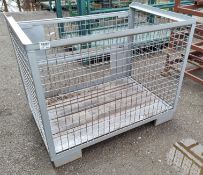Cage pallet - Silver - L 1240 x W 840 x H 980mm