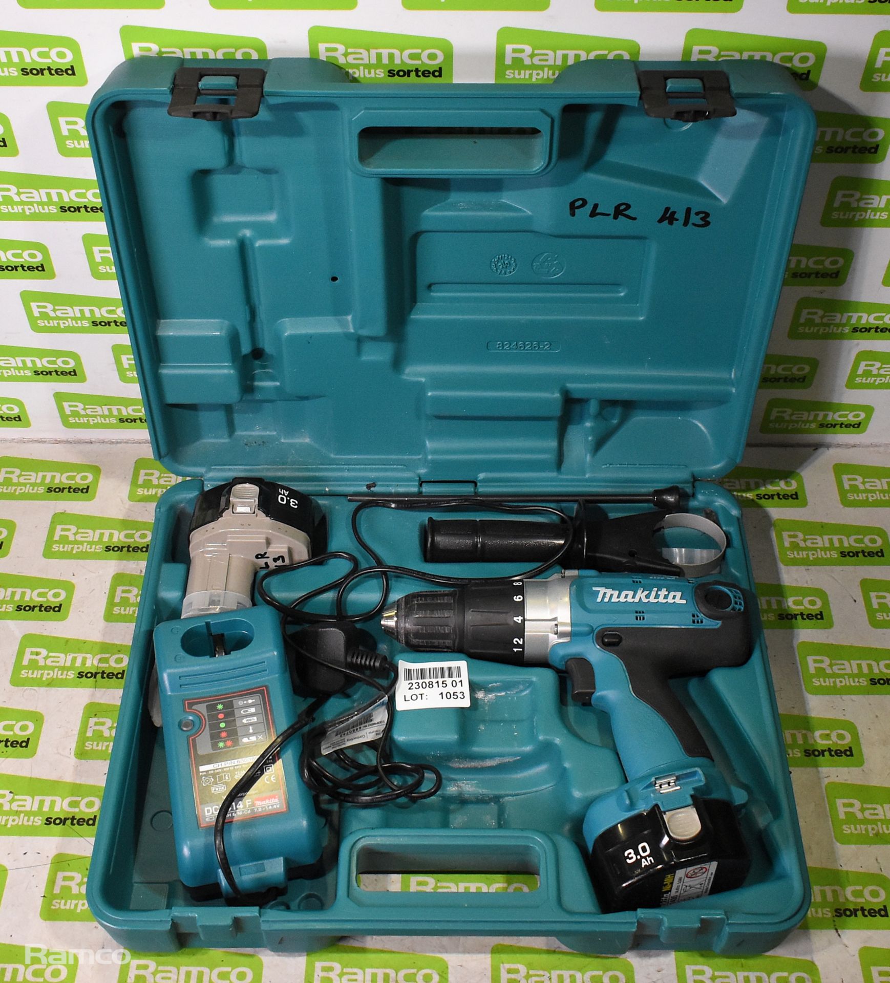 Makita 8434D cordless drill in case with battery and charger - SPARES AND REPAIRS