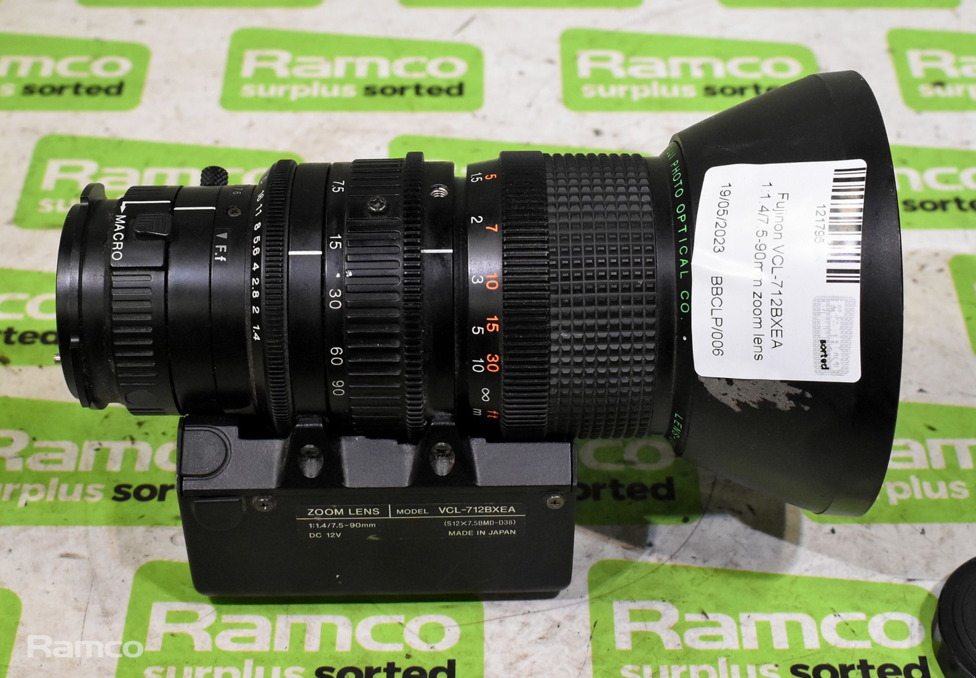 Fujinon VCL-712BXEA 1:1.4/7.5-90mm zoom lens - Bild 4 aus 10