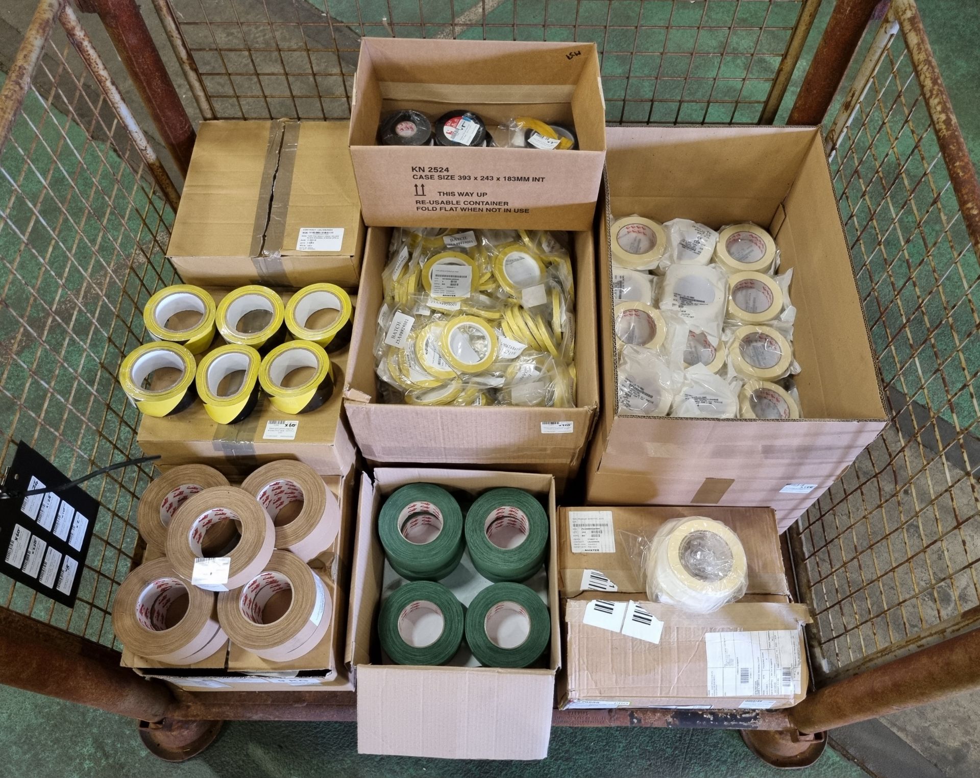 24x rolls of Scapa 3302 tan adhesive cloth tape - 50mm x 50m, 124x rolls of Self adhesive tape - Bild 2 aus 10