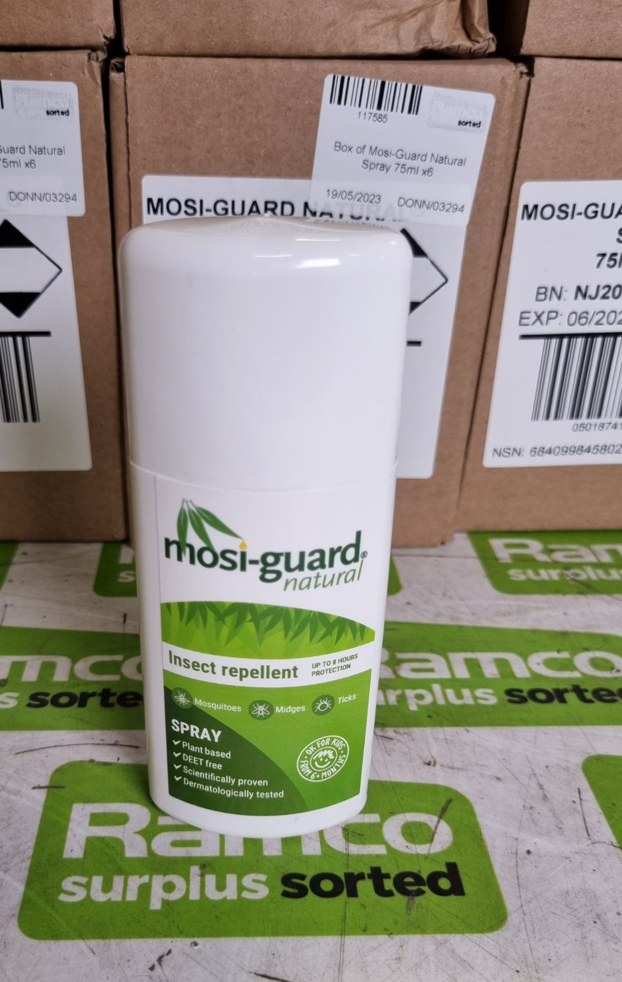 20x boxes of Mosi-Guard Natural Spray 75ml - 6 bottles per box - Bild 4 aus 5