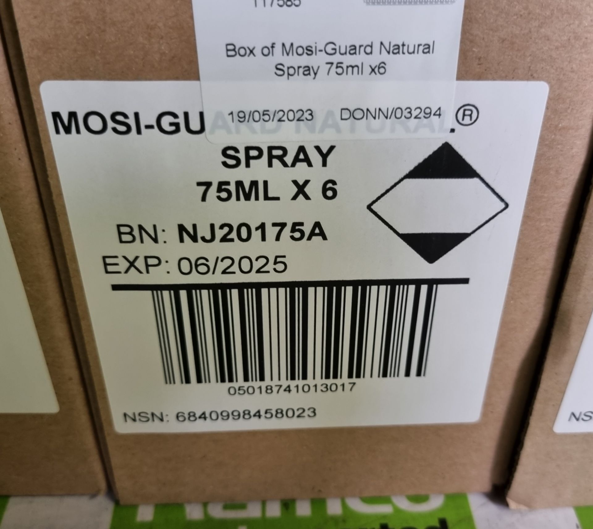 4x boxes of Mosi-Guard Natural Spray 75ml - 6 bottles per box - Bild 2 aus 5