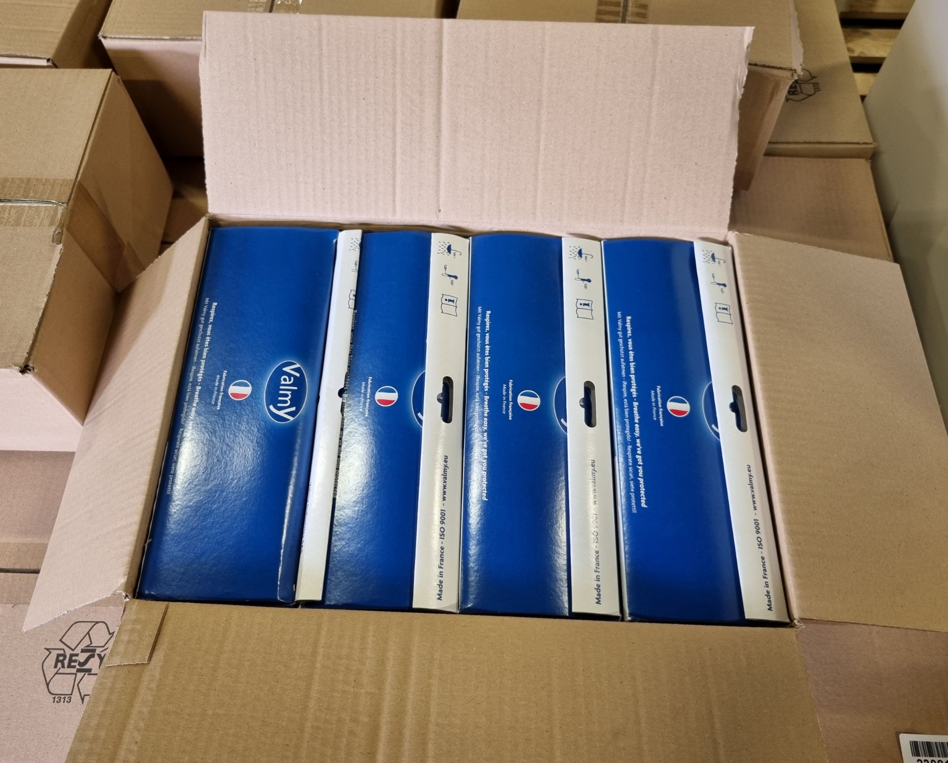 55x boxes of Blue FFP2 - respiratory protection masks - 4x packs of 25 masks per box - Bild 3 aus 6