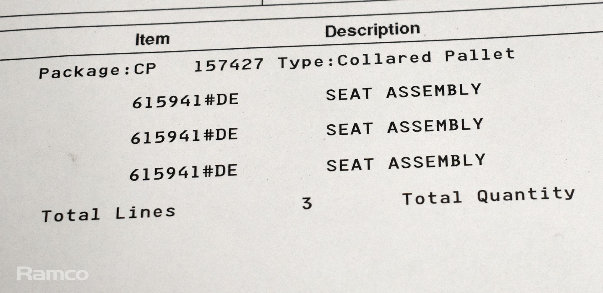 3x KAB seat assemblies - un upholstered - Bild 5 aus 5