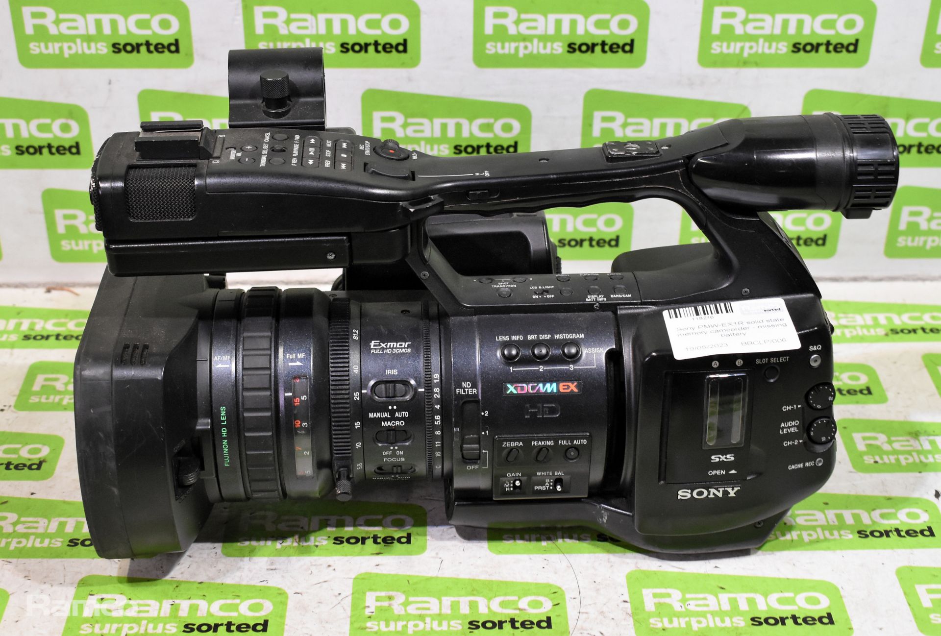 Sony PMW-EX1R solid state memory camcorder - EXMOR full HD 3CMOS - XDCAM EX HD - missing battery - Bild 2 aus 14