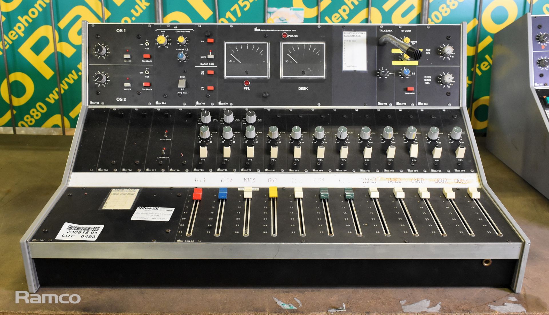 Glensound GSL12 12 channel mixing desk