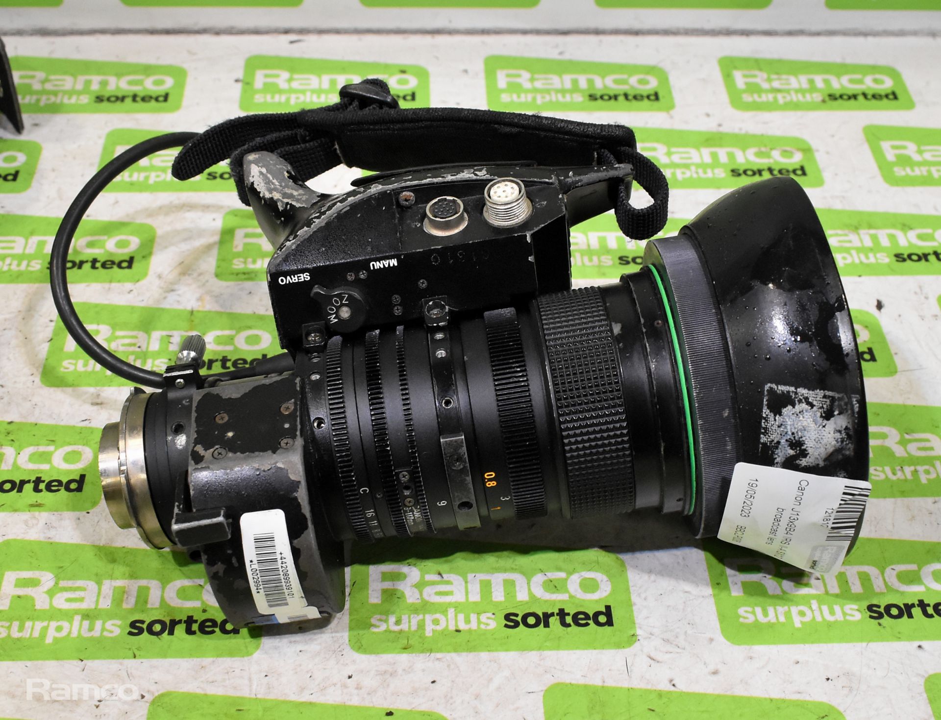Canon J13x9B4 IRS ii-A SX12 broadcast lens, Canon x0.75 macro wide angle attachment lens - Bild 5 aus 12