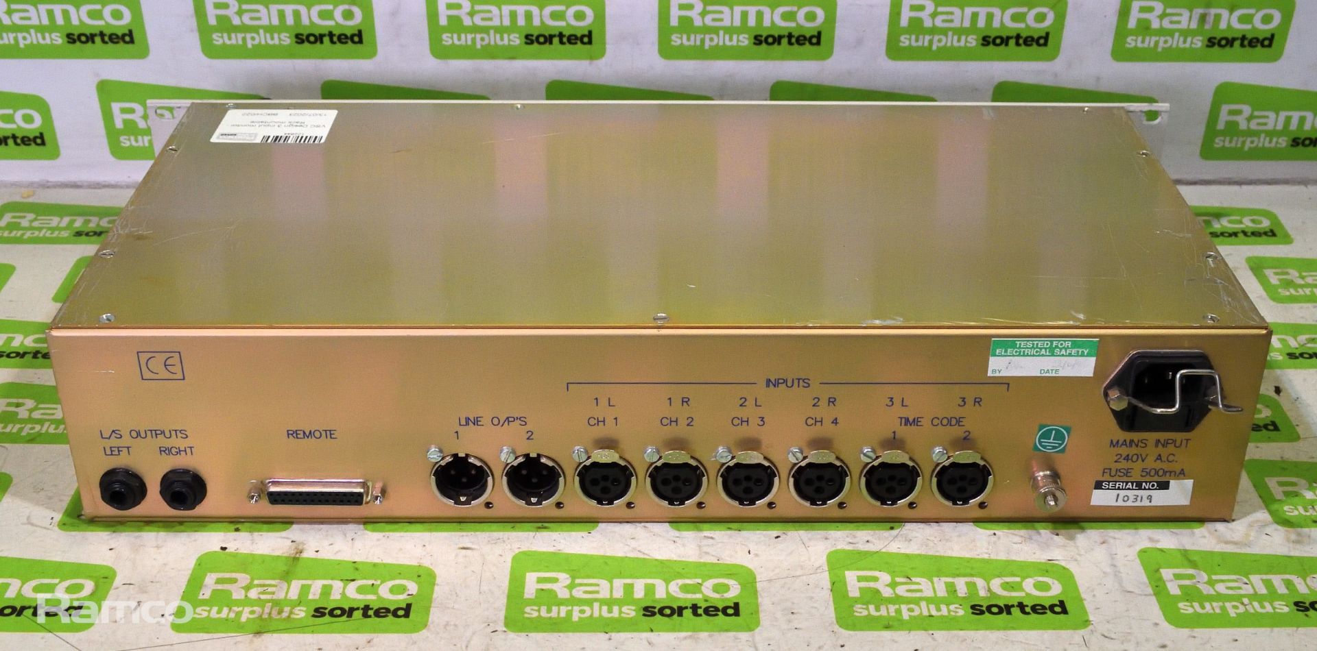 Sennheiser EM3031 mikroport receiver 606-630 MHz - Rack mountable, Yamaha ADP25H removable 2.5 inch - Bild 4 aus 8