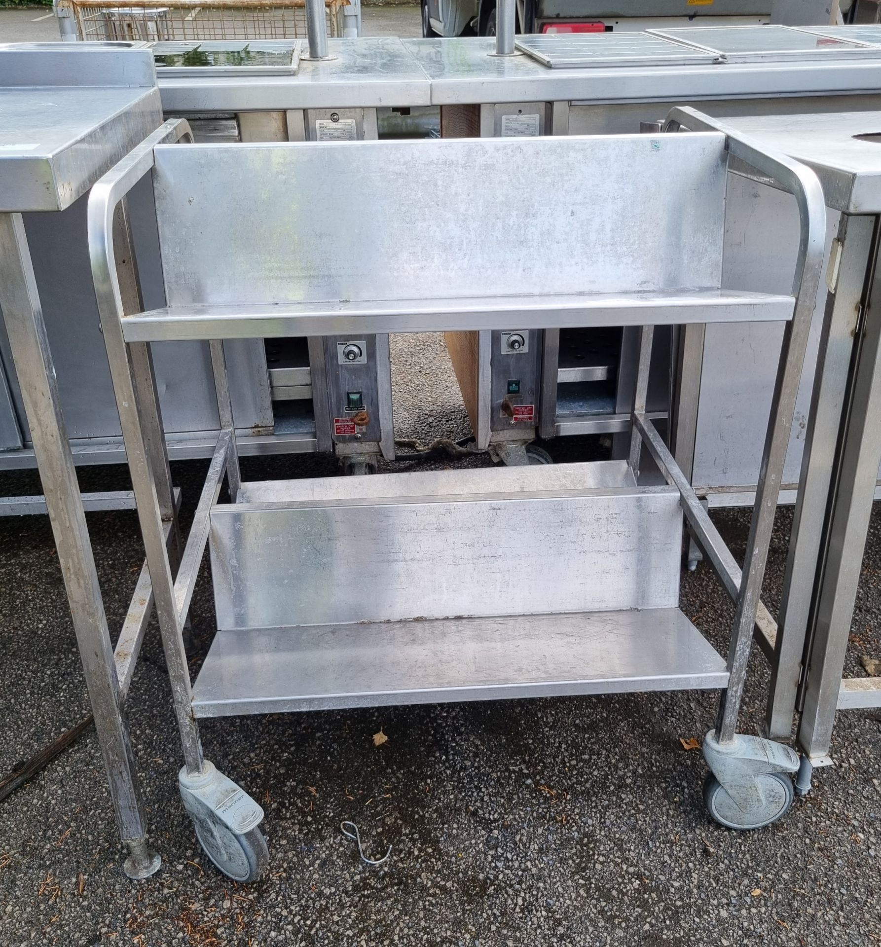 Catering trolley - W 750 x D 600 x H 930 mm