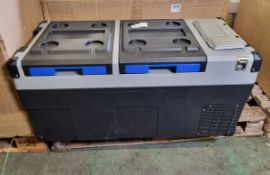Dual zone car refrigerator - 12-24V - W 1000 x D 500 x H 450mm