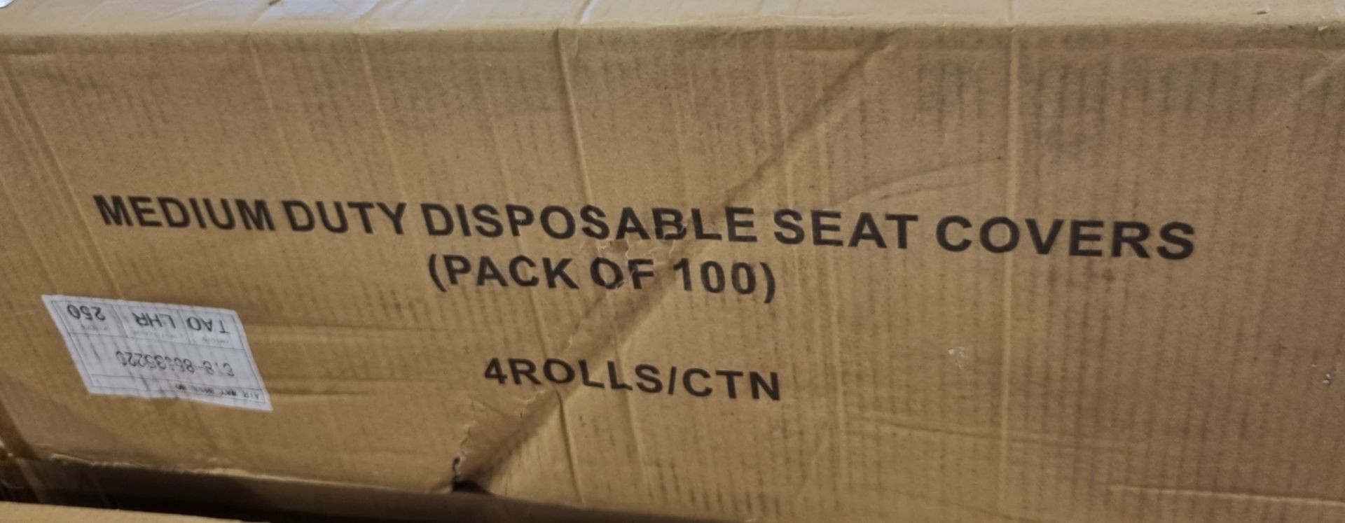 5x boxes of Medium duty disposable seat covers (100 covers per roll) - 4 rolls per box - Bild 4 aus 4