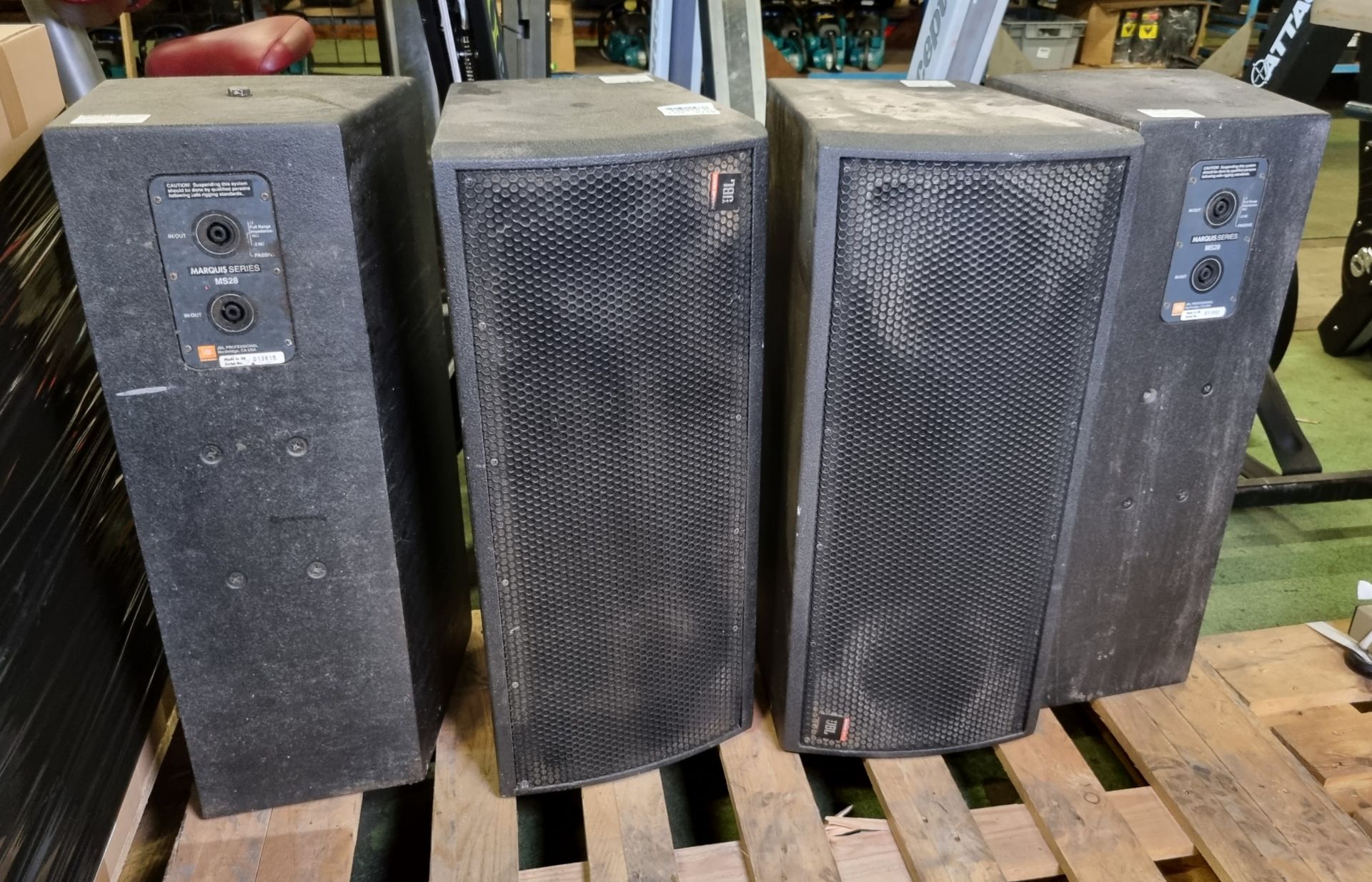 4x JBL Marquis series MS28 compact 2-way loudspeakers - W 295 x D 324 x H 676mm - Bild 2 aus 3