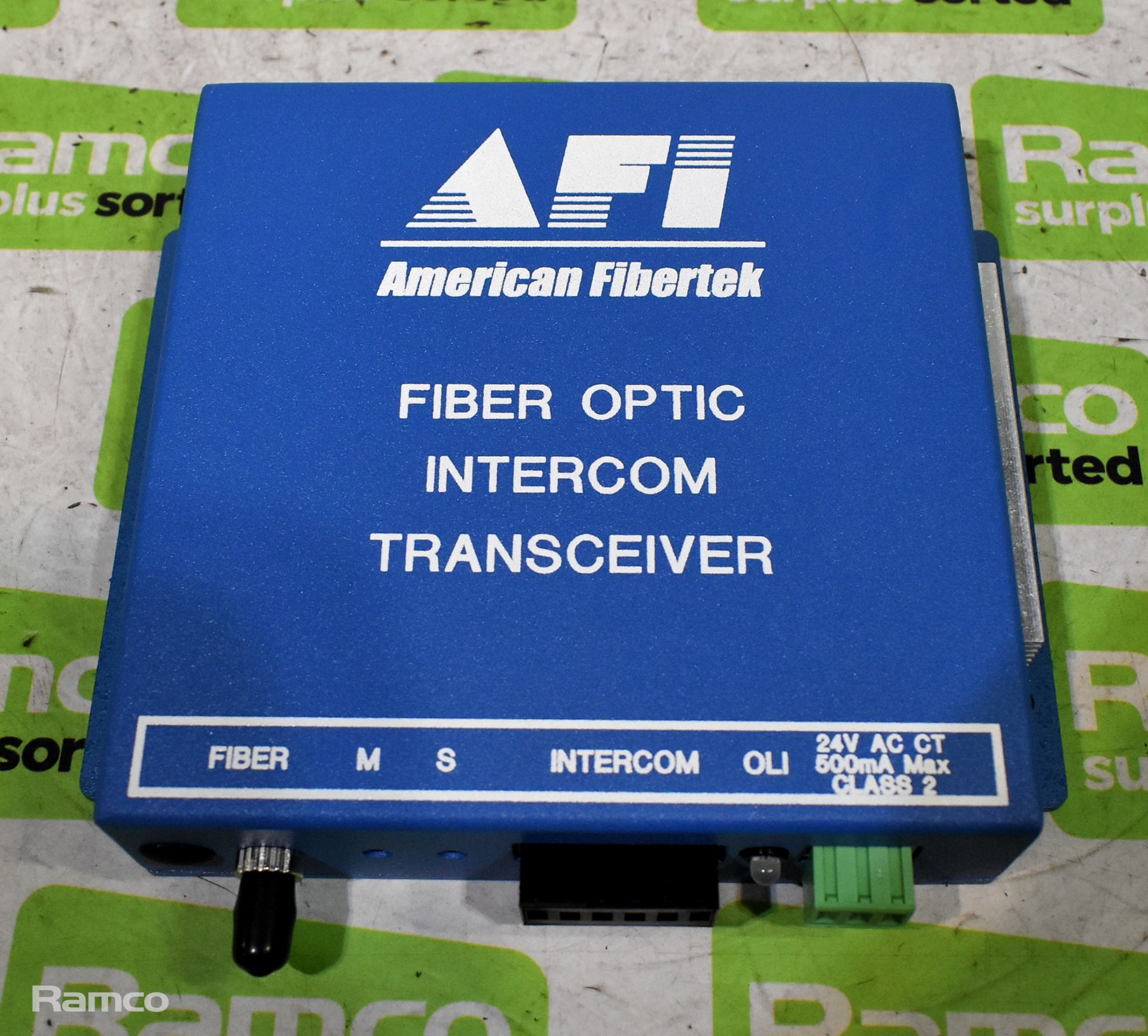 5x American Fibertek MR-89M fibre optic intercom transceivers - Bild 2 aus 5