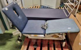 Akron 9232A adjustable electric powered therapy bed - L 2000 x W 700 x H 500-900mm - SOME DAMAGE