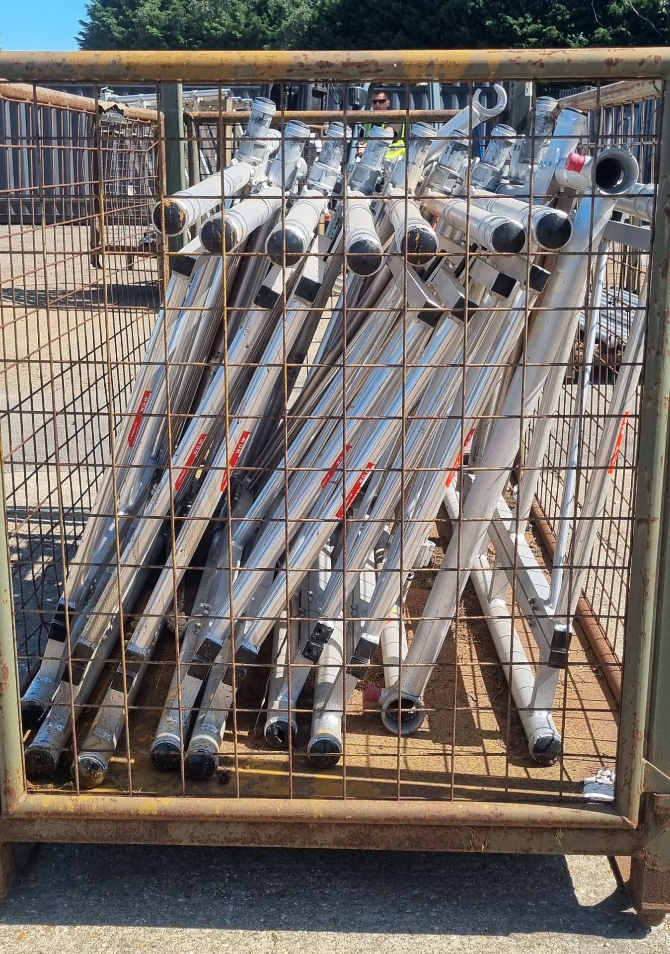 8 x Aluminium Scaffold gate units - Image 2 of 4