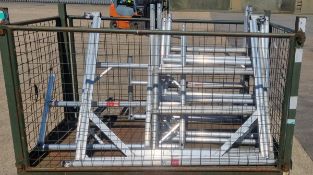 8 x Aluminium scaffold framing units