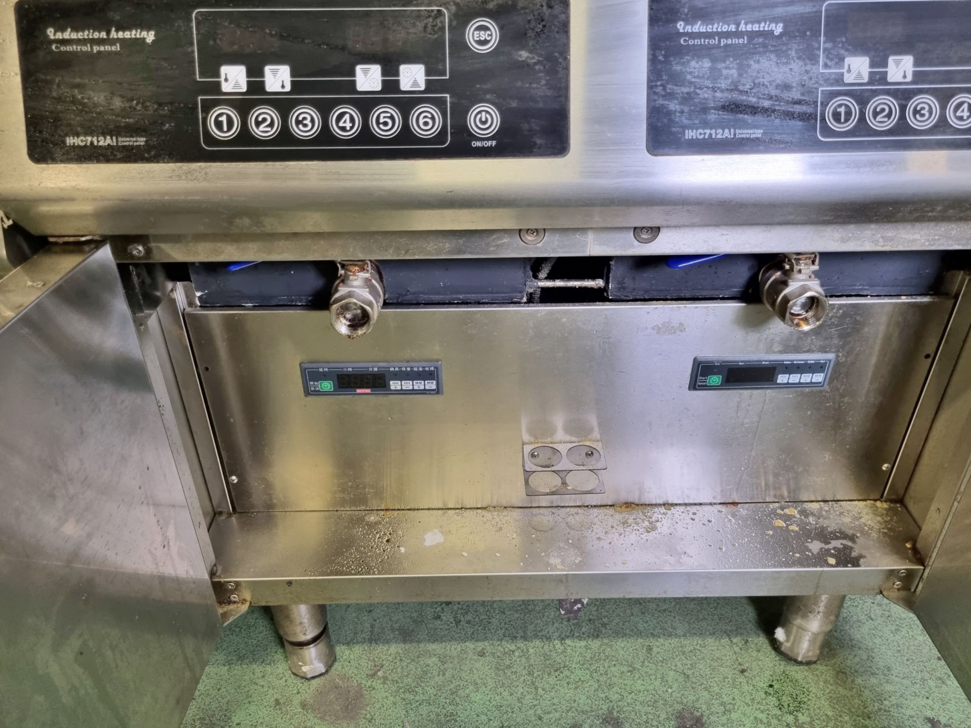 Rexmartins RESC-8B-16 free standing electric induction fryer - double tank - W 800 x D 750 x H 850mm - Bild 4 aus 4