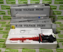 3x Testec TT-HVP 40 high voltage probes - max DC input: 40kV - max AC input: 28kV