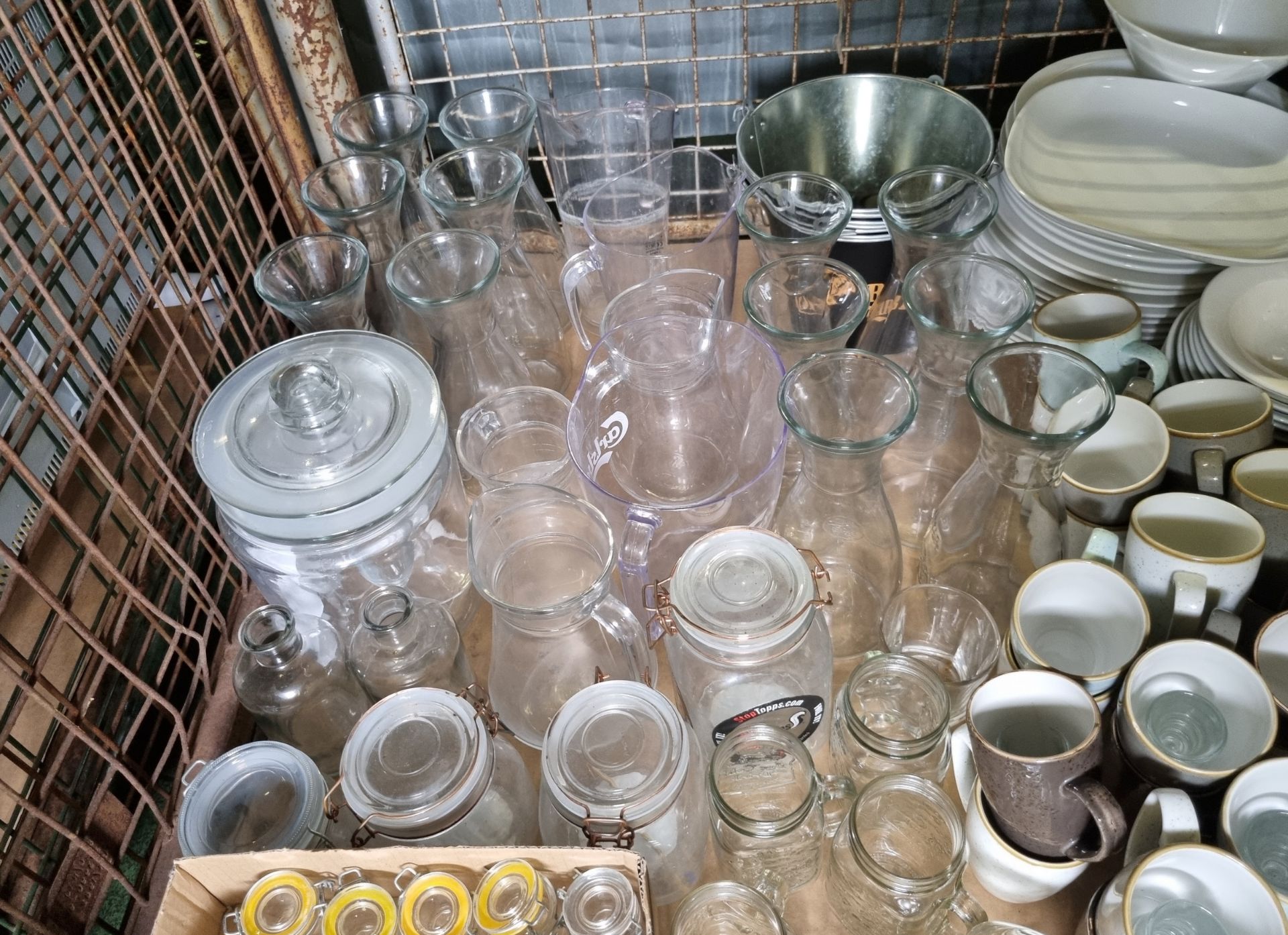 Tableware & glassware - plates, saucers, masonry glasses, jugs & shot glasses - Image 5 of 5