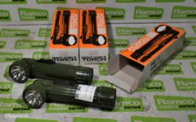 4x Linpac right angle torches (3 boxed)