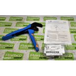 TE Connectivity PRO-CRIMPER III hand ratcheting Crimping tool with die assemblies