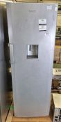 Beko L60370 / B290 silver upright larder fridge with water dispenser - W 590 x D 630 x H 1690 mm