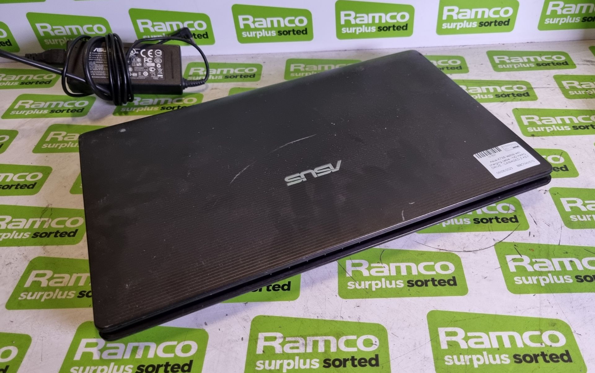Asus K73S laptop with charging cable - NO HARD DRIVE - DAMAGED Z KEY, Sony PCS-DS150P - Bild 3 aus 9