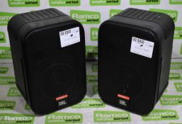 2x JBL Control 1 speakers