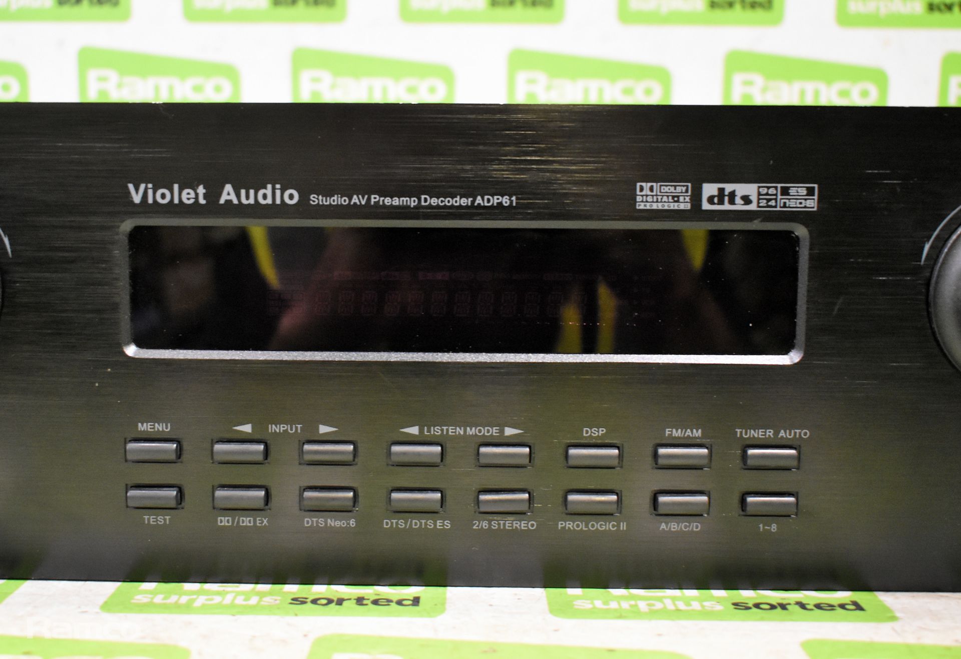 Violet Audio ADP61 studio AV preamp decoder - Dolby DTS, 24-bit, 192 KHz - Bild 2 aus 4