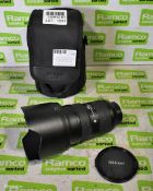 Nikon AF-S NIKKOR 24-70mm lens with HB-40 slip-on lens hood in lens case