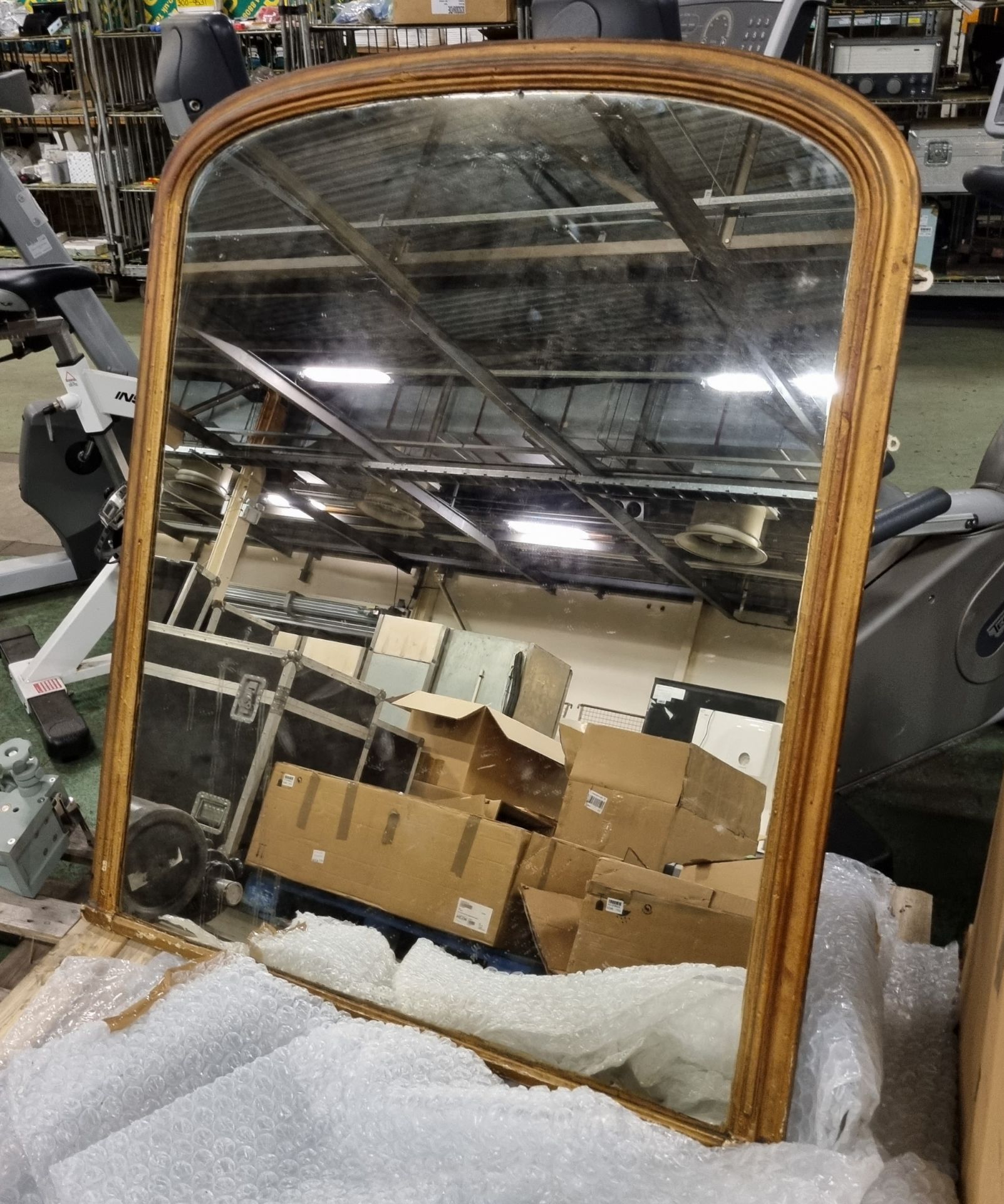Wooden mirror - L1250mm x W110mm - Image 2 of 4